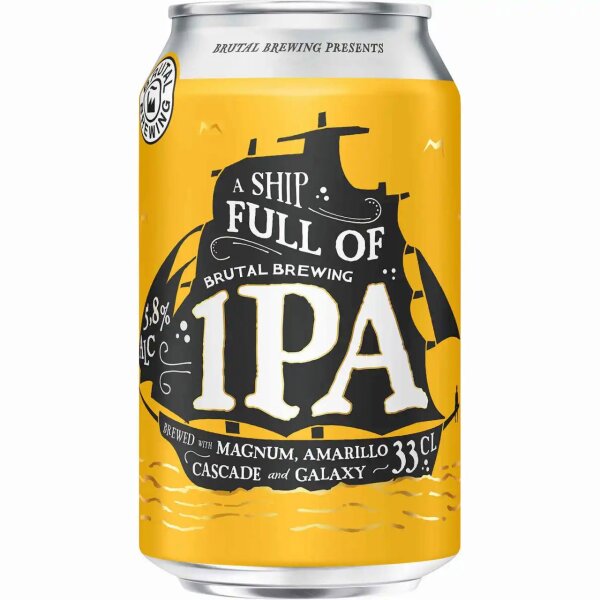 Brutal Brewing A Ship Full of IPA 5,8% 24x0,33l Dose