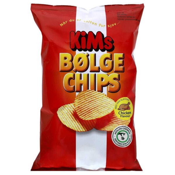 Kims B&oslash;lge Chips Chicken 160g