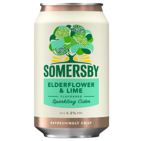 Somersby Elderflower & Lime Cider 0,33l 4,5%vol.